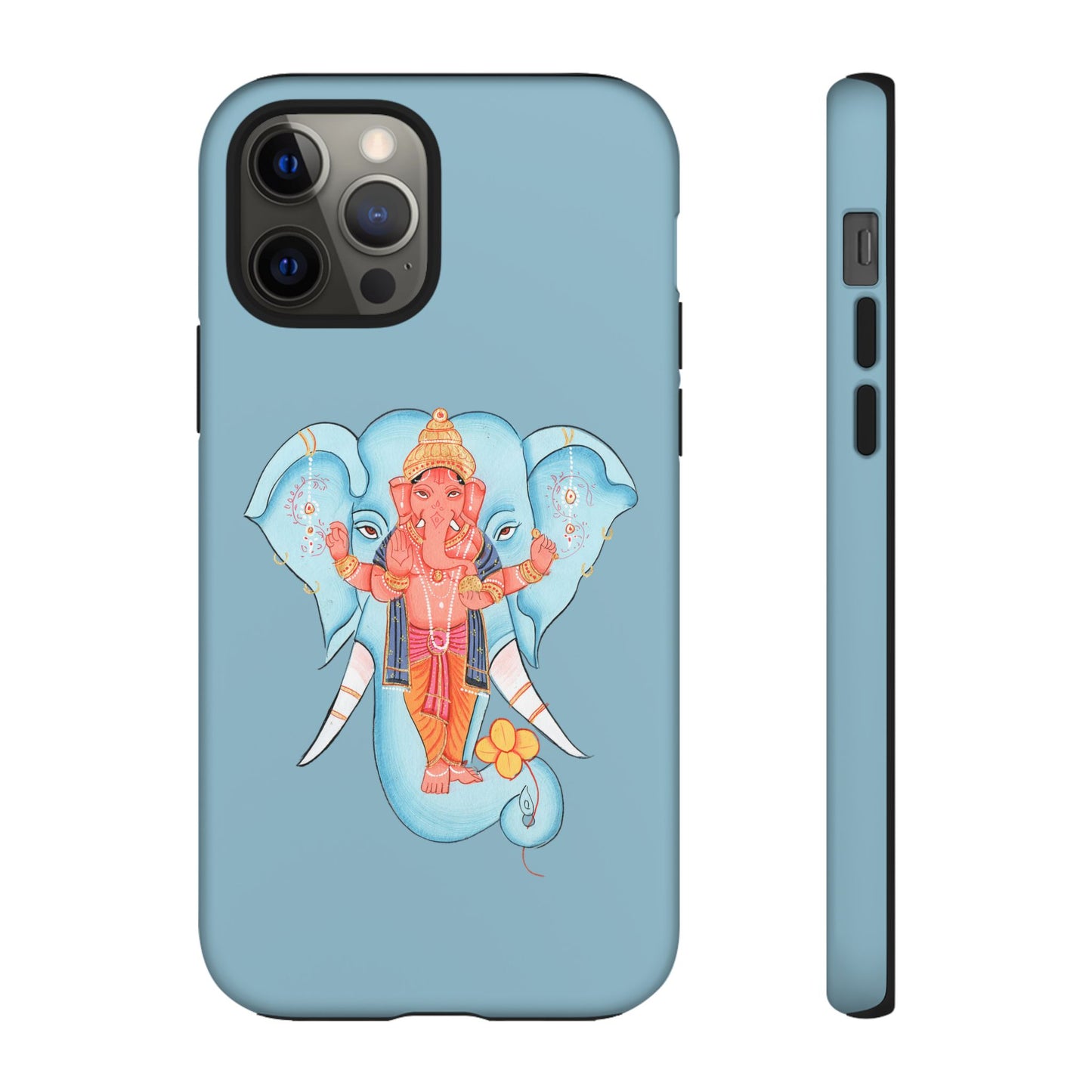 Tough Cases: Ganesh-Inspired Phone Case, Bohemian Phone Cover, Hindu Art Accessory, Festival Gift, Protective Phone Shell