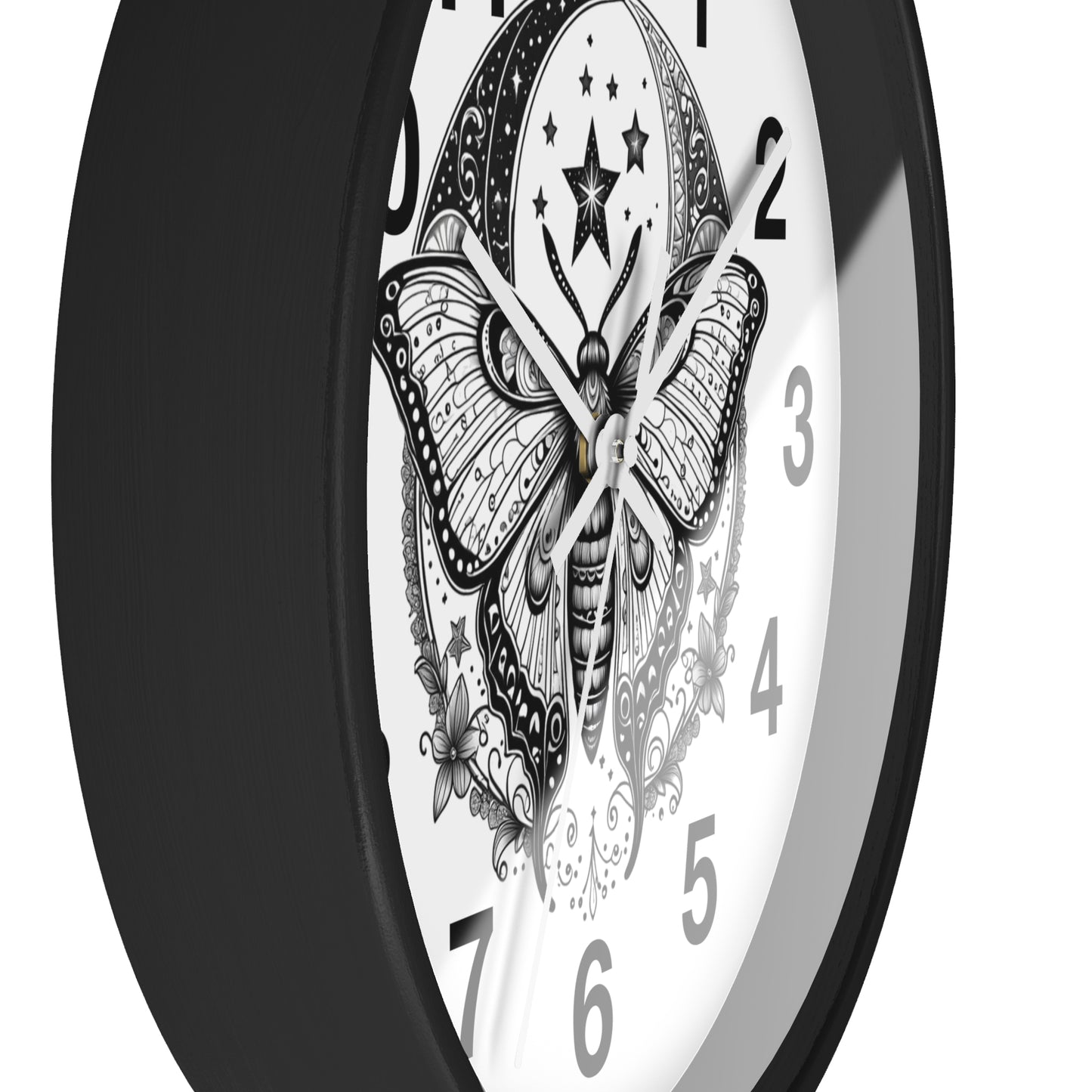 Wall Clock Butterfly
