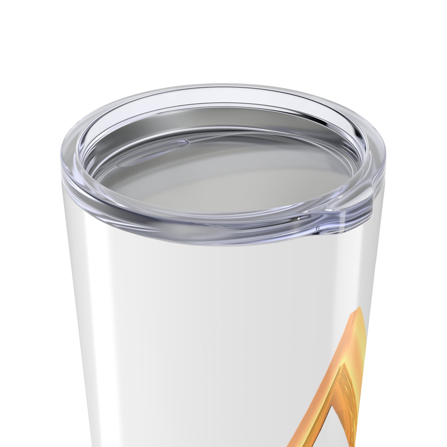 Personalized Gold Initial Tumbler 20oz Letter A
