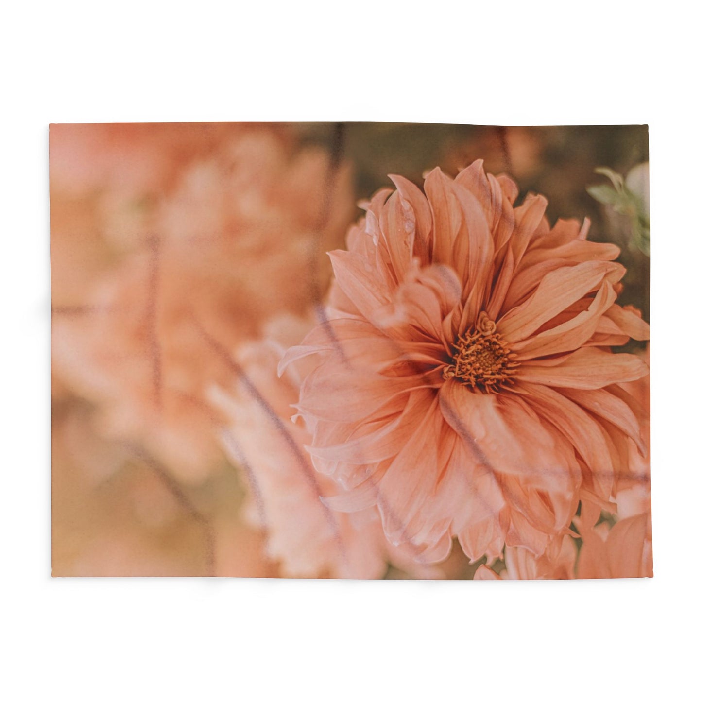 Cozy Floral Fleece Blanket | Soft Throw Blanket for Home, Boho Decor, Gift for Her, Wedding Blanket, Boudoir Accessory