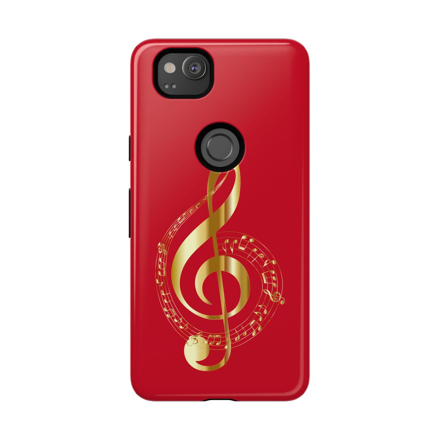 Tough Cases - Red Musical Note
