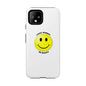Happy Face Phone Case, Tough Cases, Don’t Worry, Be Happy, Cute Gift for Friends, Positive Vibes, Fun Mobile Accessories