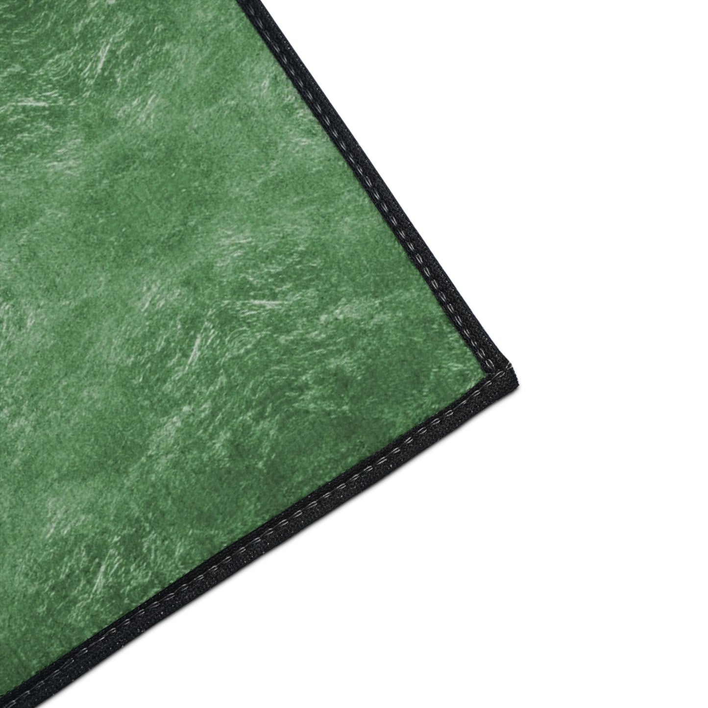 Green Textured Heavy-Duty Floor Mat — Durable Indoor/Outdoor Entry Rug