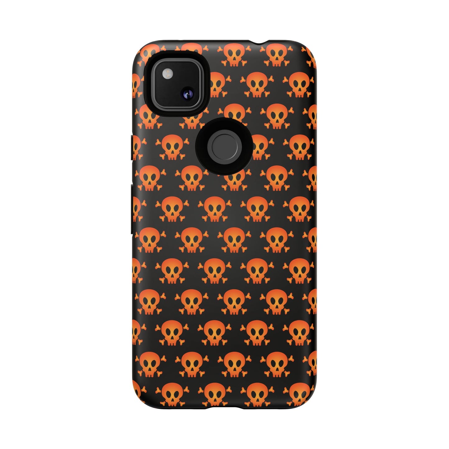 Halloween Skull Phone Case, Spooky Mobile Cover, Trick or Treat Accessory, Goth Gift, Skull Pattern Design