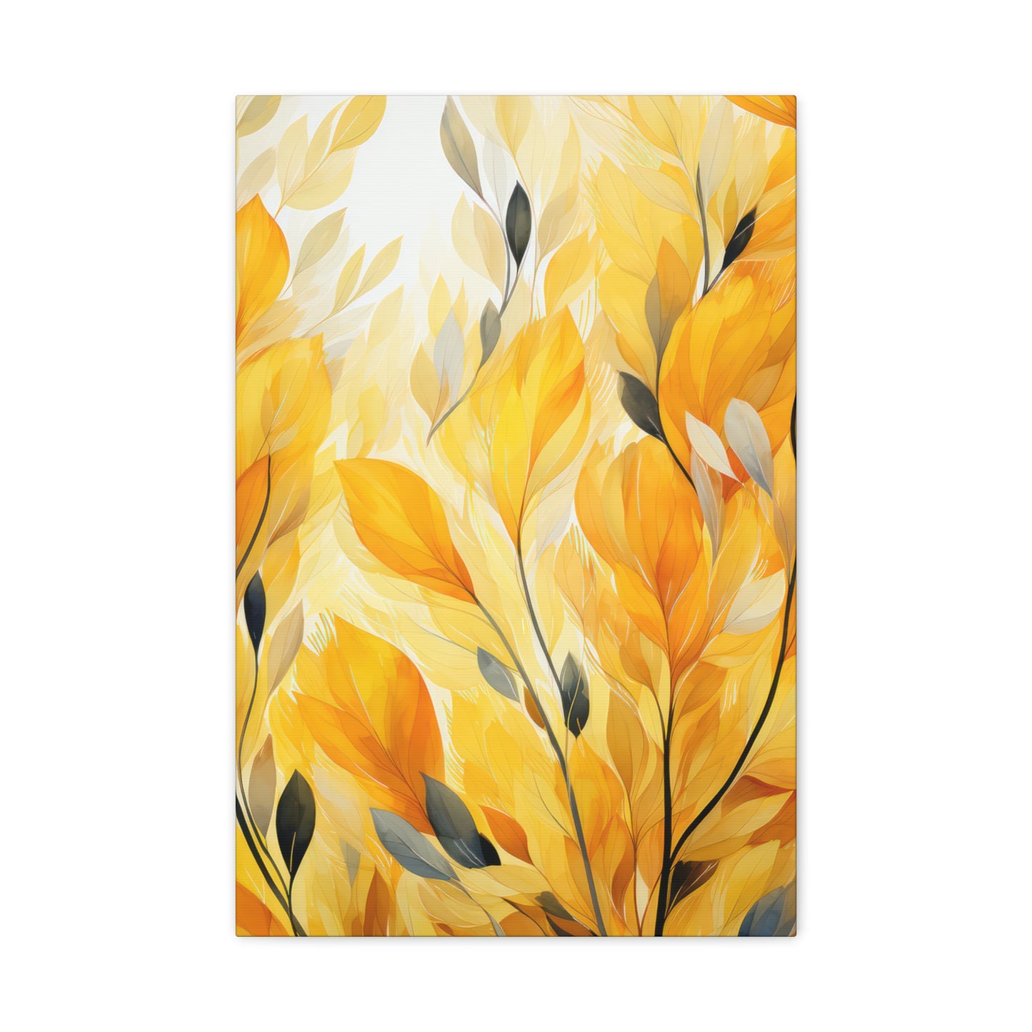 Gorgeous Yellow Matte Canvas Art Print, Stretched, 1.25"