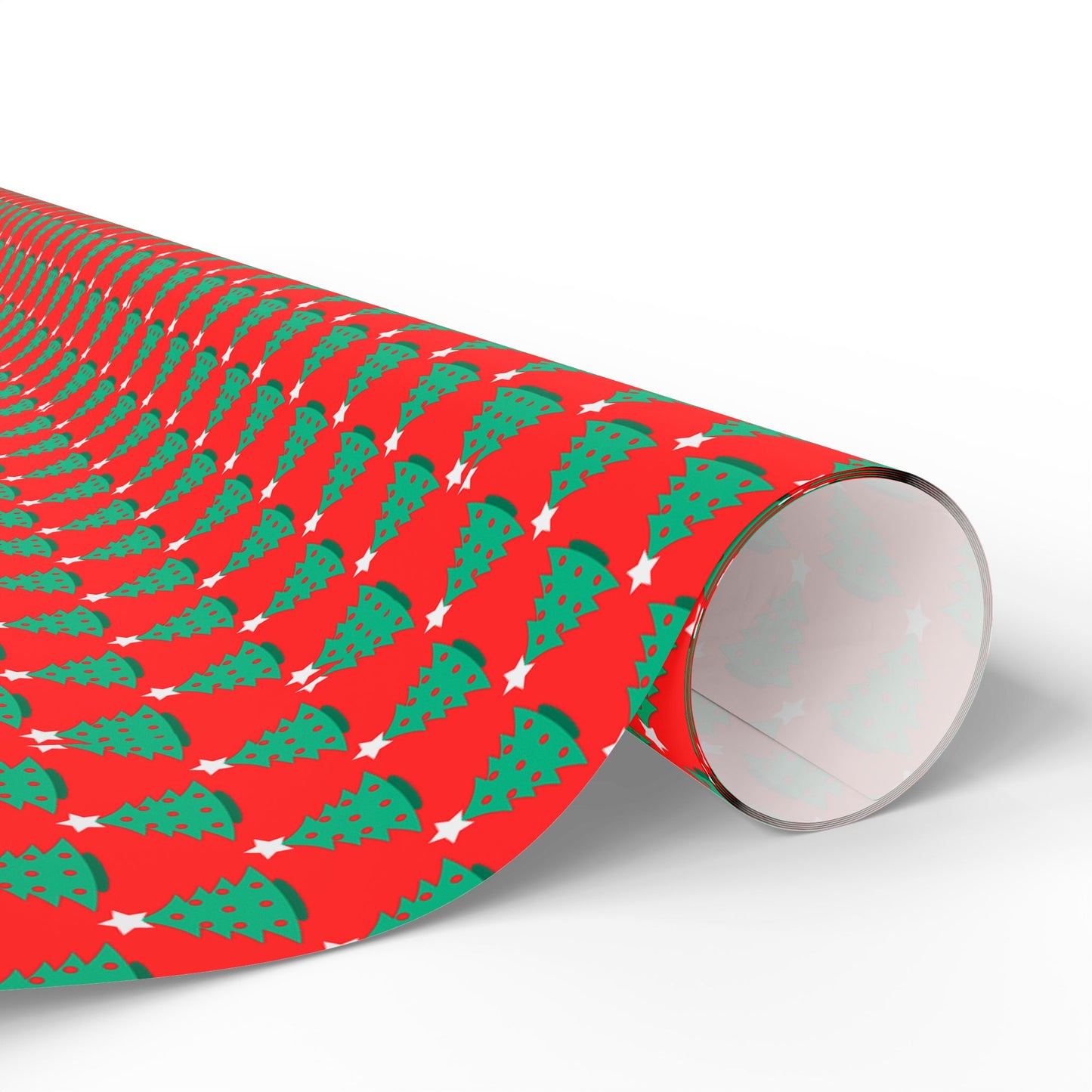 Festive Christmas Wrapping Paper, Holiday Gift Wrap, Cheerful Present Wrapping, Red and Green Tree Design, Holiday Parties, Christmas [...]