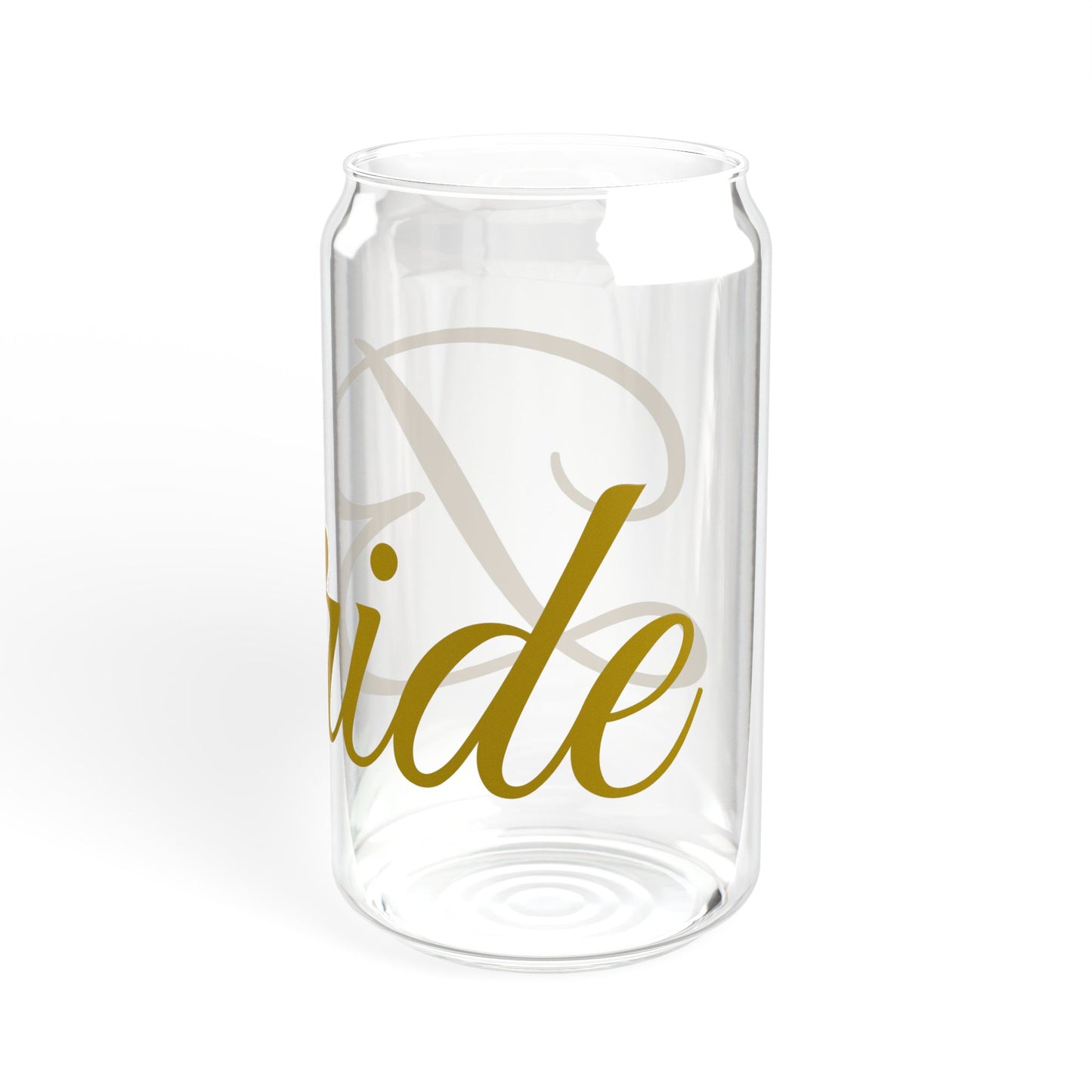 Personalized Sipper Glass, Bride Sipper Cup, Wedding Gift, Reusable Drinkware, Engagement Party Favors, Eco-Friendly Beverage Container