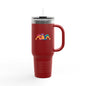 Colorful Insulated Travel Mug, Perfect for Road Trips, Camping, Parties, Gifting, or Everyday Use - 40oz Humor Design