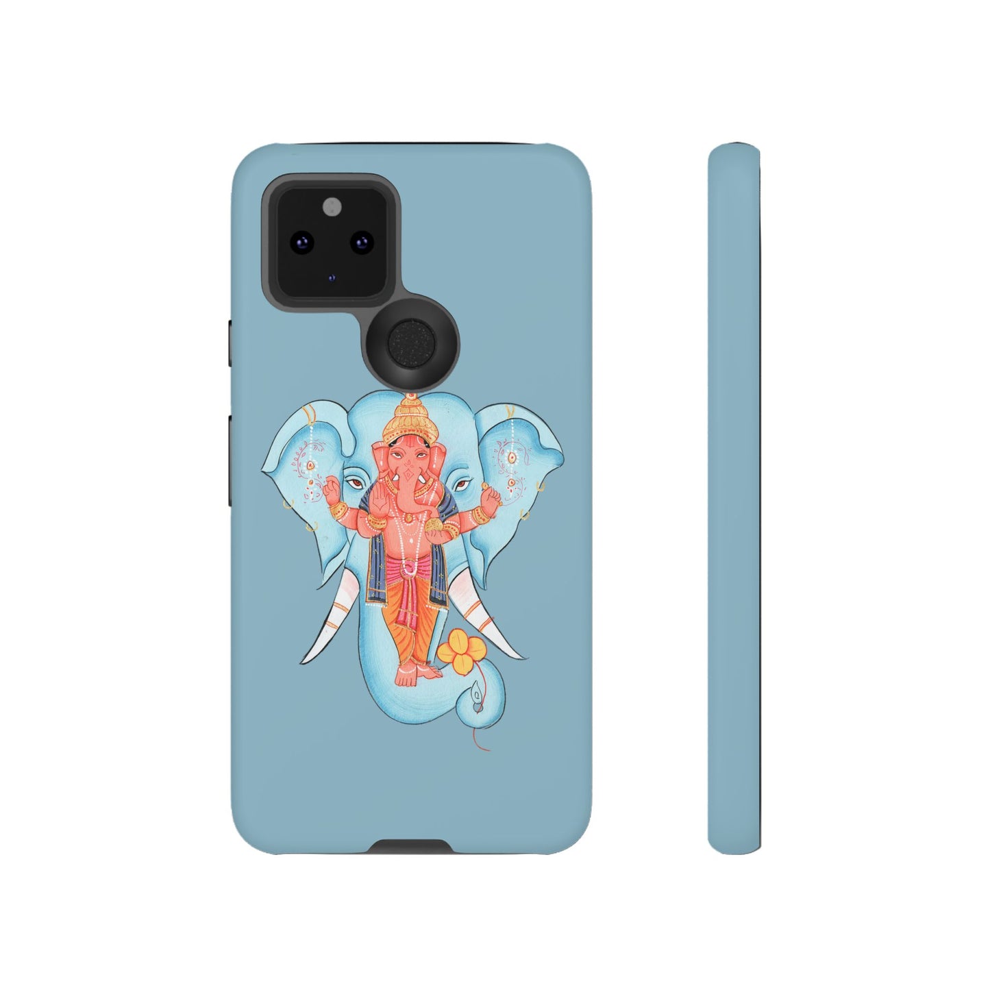 Tough Cases: Ganesh-Inspired Phone Case, Bohemian Phone Cover, Hindu Art Accessory, Festival Gift, Protective Phone Shell