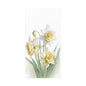 Matte Canvas, Stretched, 1.25" beautiful flowers white and yellow.