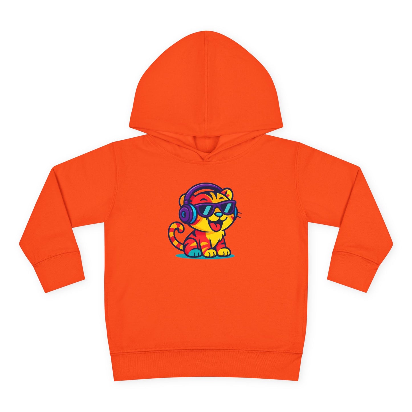 Colorful Tiger Hoodie for Toddlers | Fun Pullover for Kids, Cute Toddler Apparel, Kids' Gift, Birthday Present, Playtime Wear