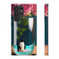 Penguin in a Glass Floral Tough Phone Case — Cute Protective Phone Cover