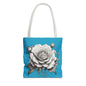 Elegant Floral Tote Bag with Roses, Chic Reusable Grocery Bag, Perfect Gift for Her, Stylish Handbag, Everyday Essentials