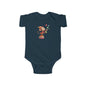 Playful Monkey Infant Bodysuit, Cute Baby Outfit, Circus Theme Baby Wear, Toddler Gift, Baby Shower Gift
