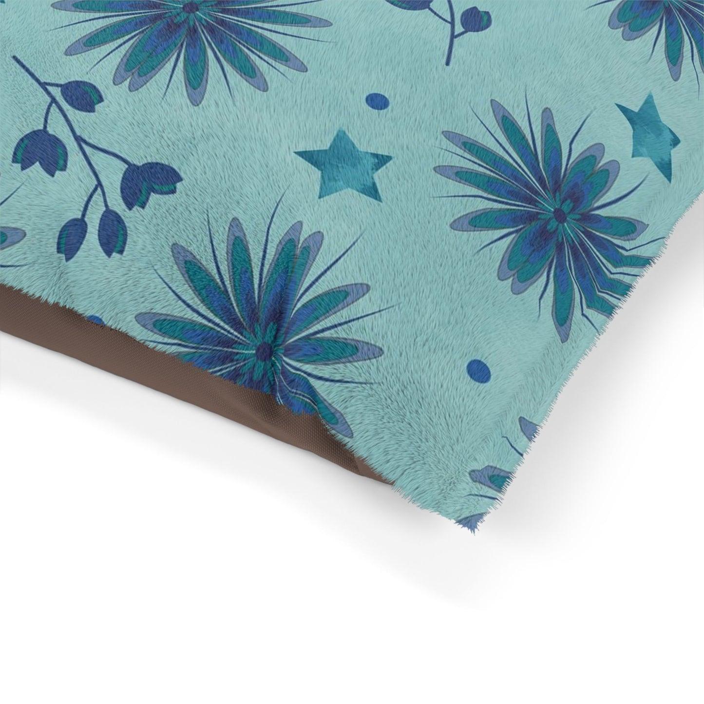 Floral Pet Bed with Personalized Initial, Cozy Dog Cat Pillow, Custom Pet Accessories, Comfortable Pet Sleeping Space, Pet Gift for [...]