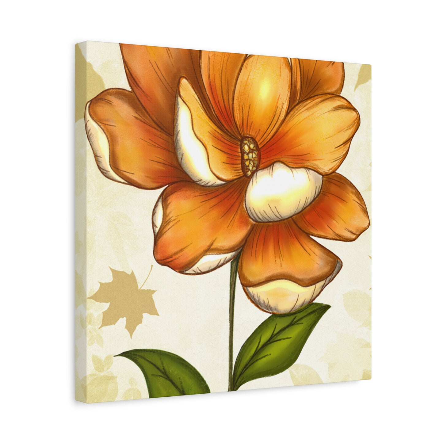 Copy of Matte Canvas, Stretched, 1.25" Tulips Pink and Purple Flowers