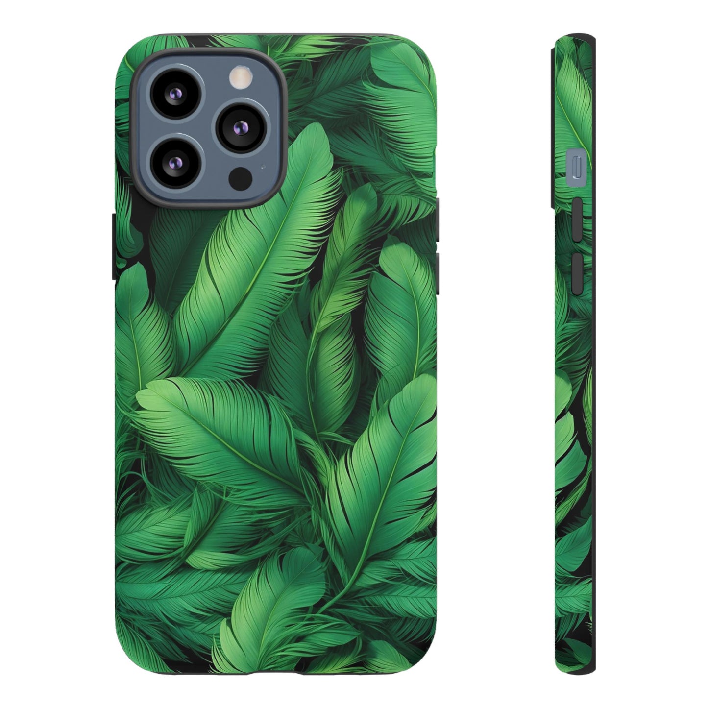 Tough Cases - Tropical Leaf Phone Case, Nature-inspired, Phone Accessory, Gift for Her, Jungle Theme, Eco-Friendly