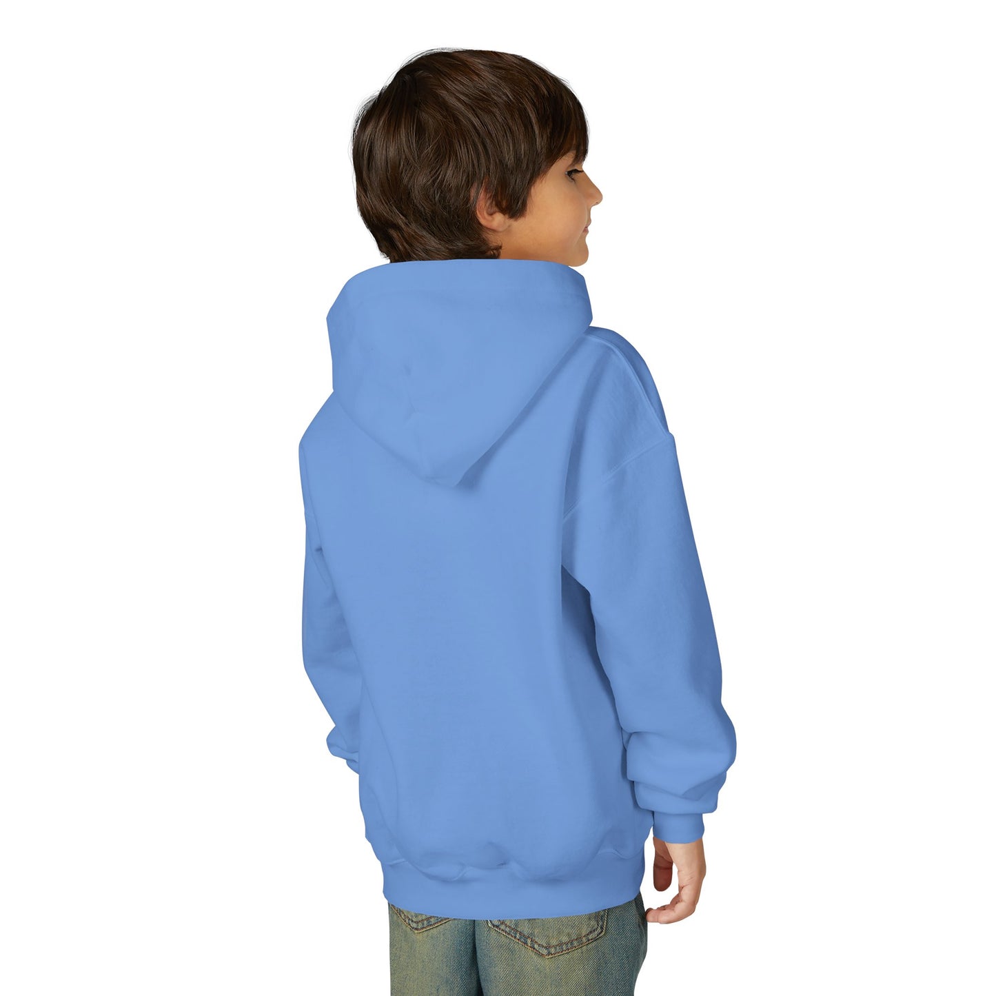 Cute Anime Girl & Puppy Youth Hoodie — Kawaii Kids Pullover for Anime Fans