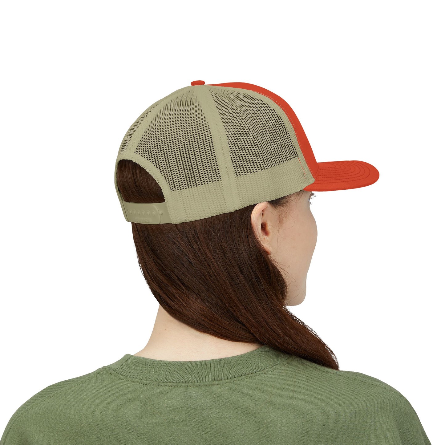 Don’t Look Back Snapback Trucker Cap — Retro Rainbow Embroidered Hat