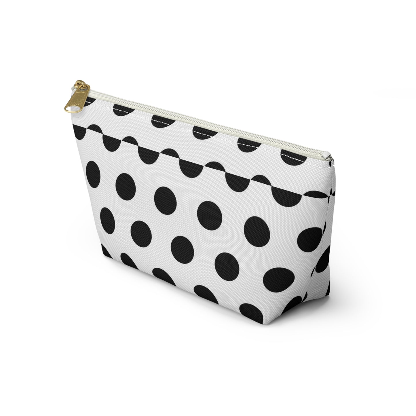 Chic Polka Dot Accessory Pouch, Stylish Makeup Bag, Travel Organizer, Gift for Her, Fun Dot Pattern, Cosmetic Case