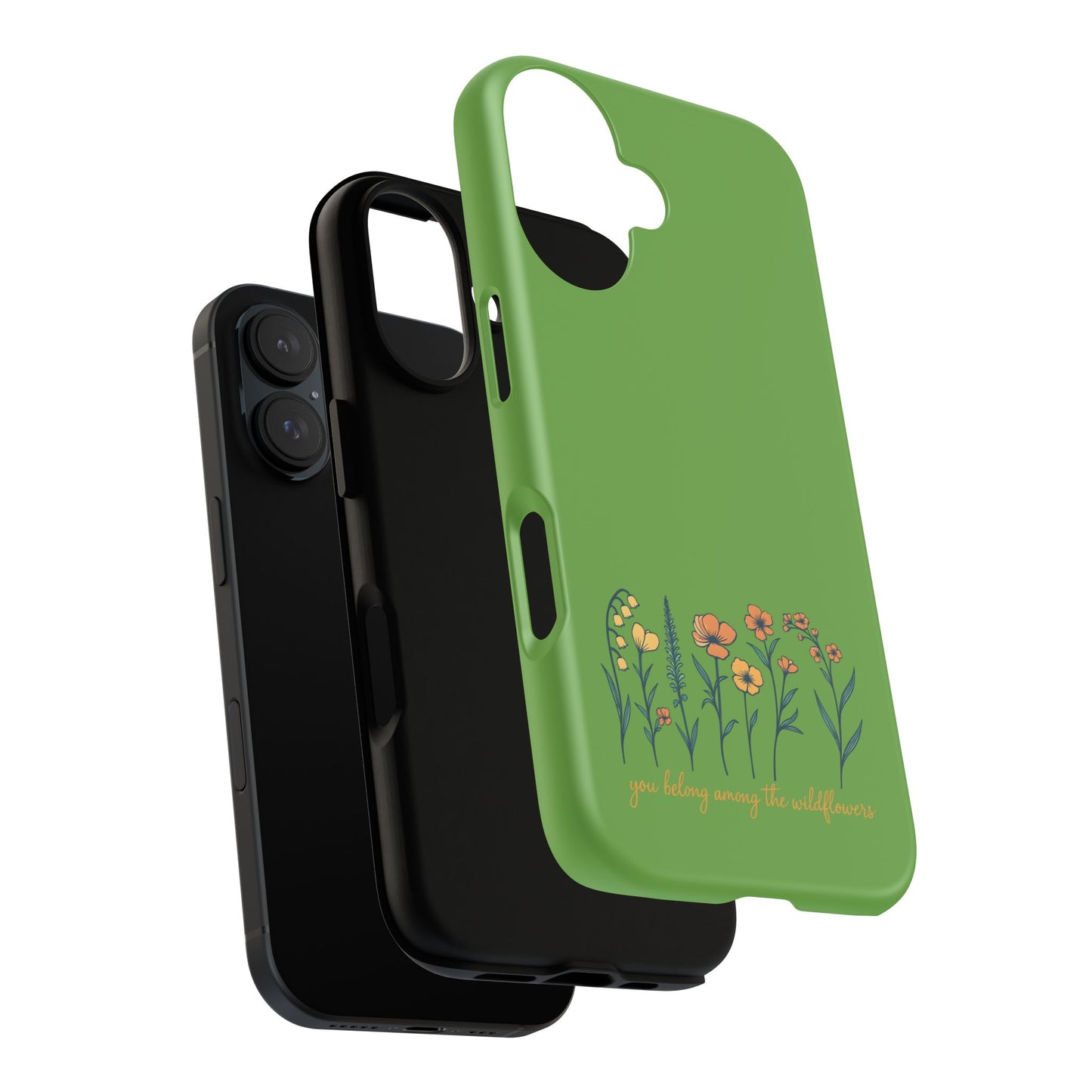Floral Phone Case - You Belong Among the Wildflowers, Botanical Gift, Eco-Friendly Phone Accessory, Nature Lover Statement