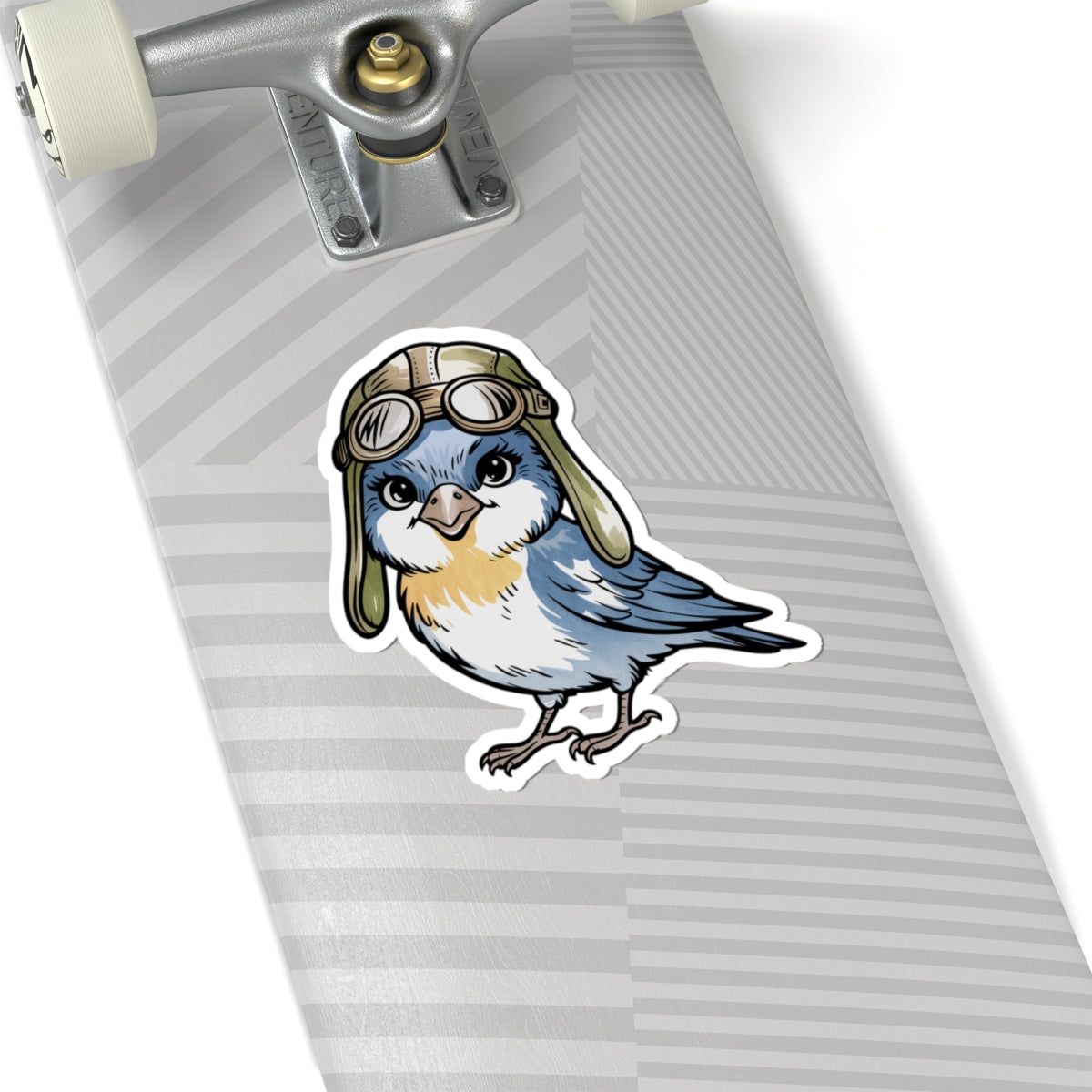 Whimsical Aviator Bird Stickers | Perfect for Laptop Décor, Scrapbooking, Gifts, Travel Enthusiasts, Childhood Nostalgia