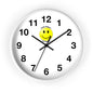 Cheerful Wall Clock with Smiley Face - Don't Worry Be Happy - Home Decor, Gift for Friends, Motivational Decor, Office Wall Art