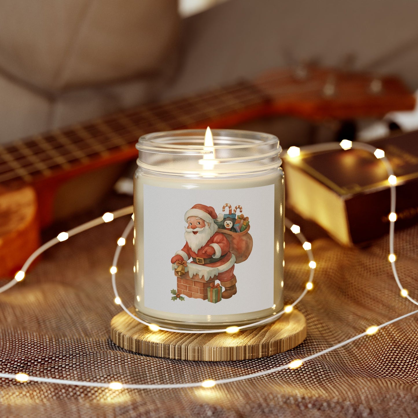 Christmas Scented Candles - Coconut Apricot Wax, Holiday Home Decor, Gift Idea for Friends, Relaxation, Festive Ambiance