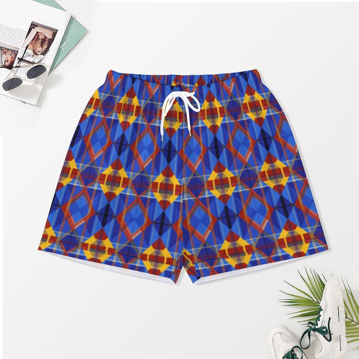 Worn-effect Fabric Women Satin Pajama Set 201 (All-Over Printing)