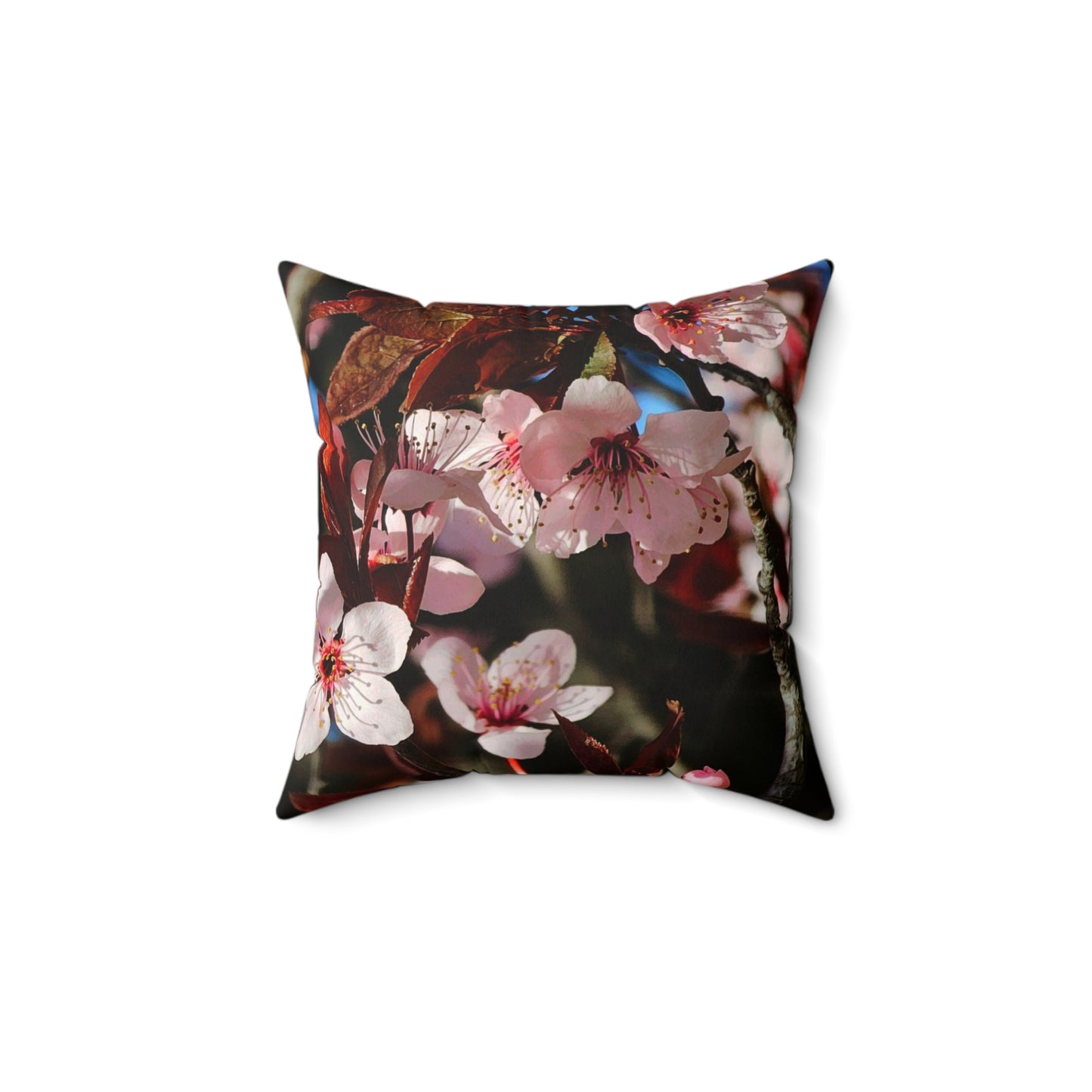 Cherry Blossom Decorative Pillow, Floral Home Decor, Cozy Throw Pillow, Spring Accent Cushion, Gift for Nature Lovers