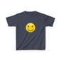Smiley Face Kids Tee, Funny Kids Shirt, Cute Summer Tee, Gift for Kids, Playful Children