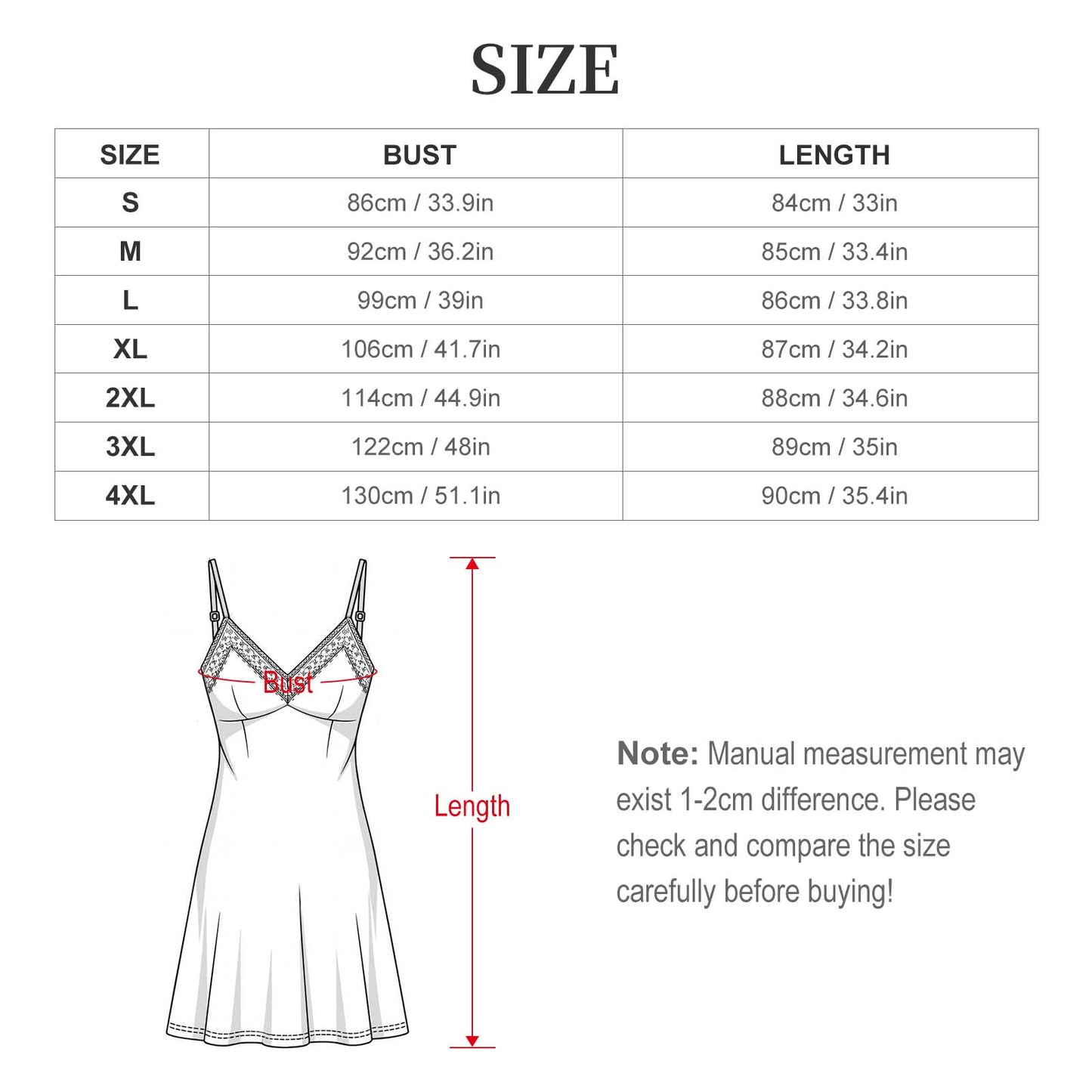 Beautiful Lace-Trimmed Camisole Nightgown
