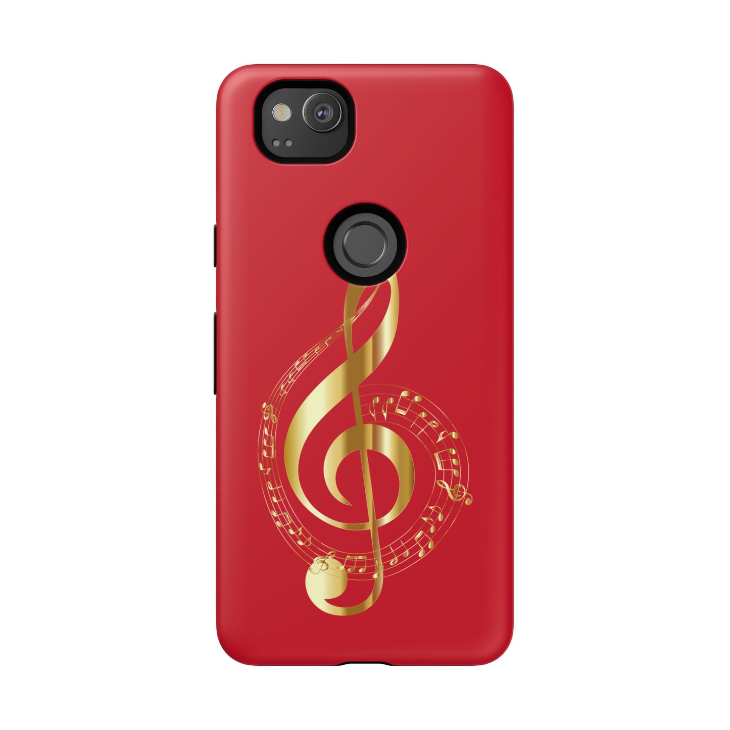 Tough Cases - Red Musical Note