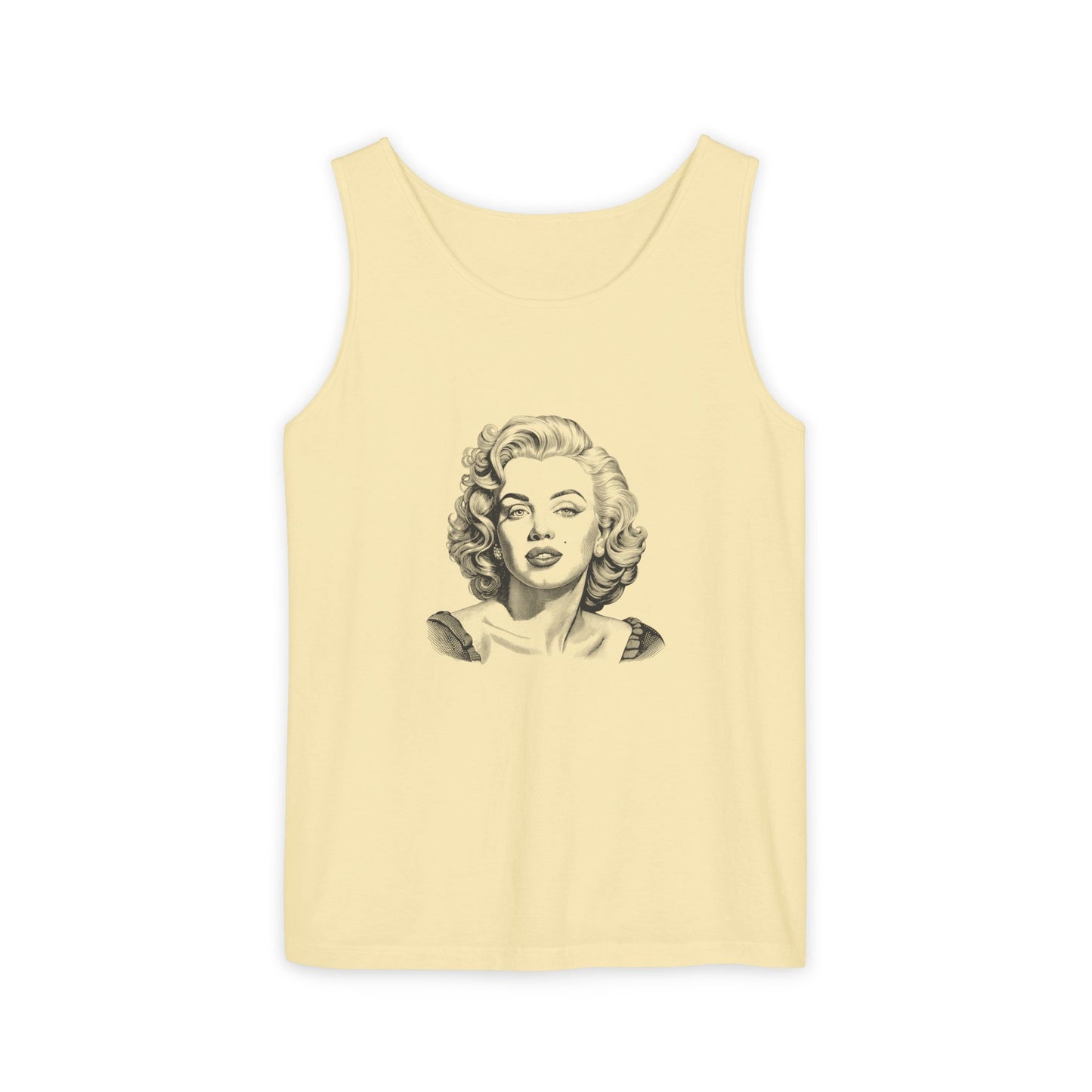 Vintage Marilyn Monroe Tank Top for Unisex, Retro Beachwear, Summer Casual Style, Gift for Movie Lovers, Classic Graphic Apparel