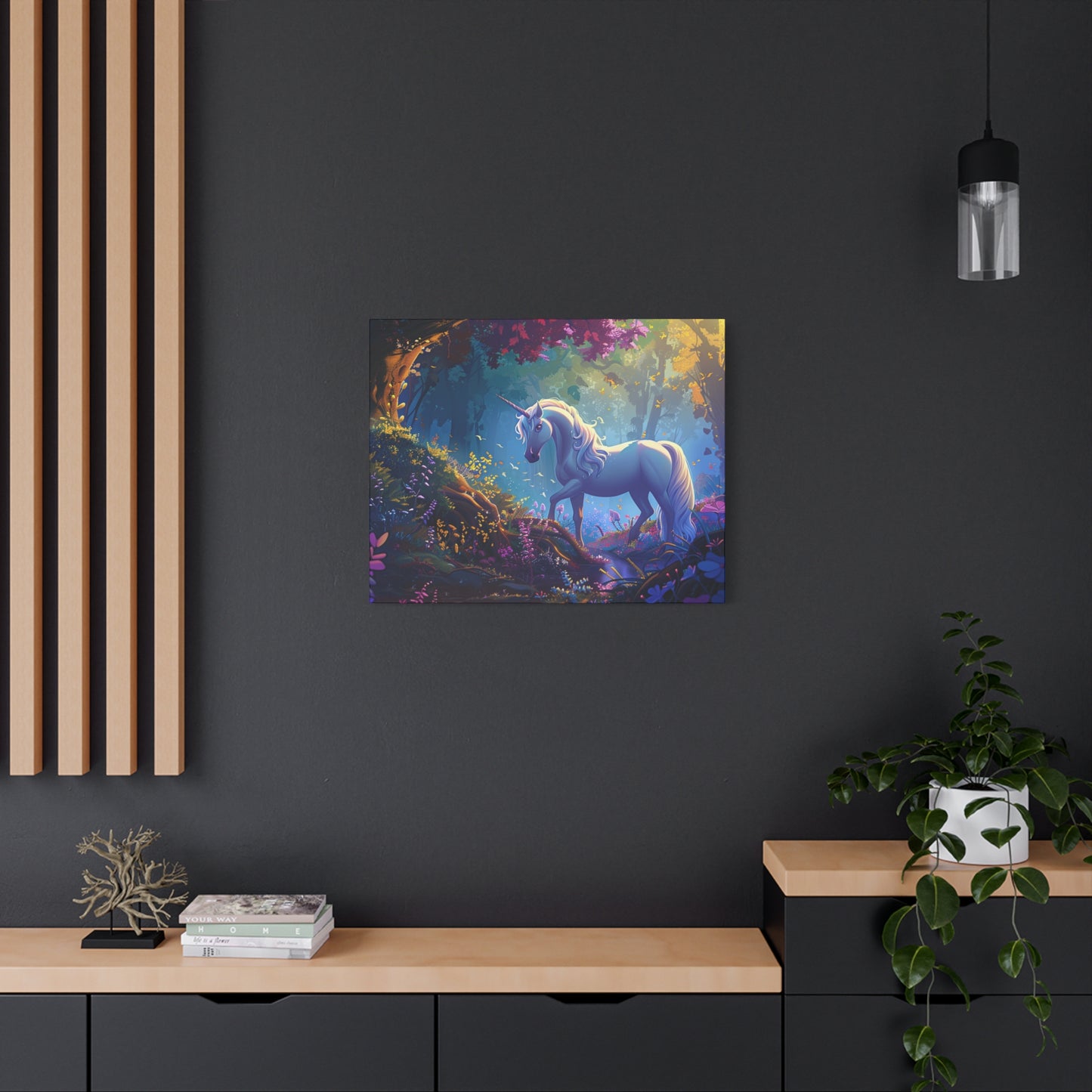 Matte Canvas, Stretched, 1.25" - Unicorn