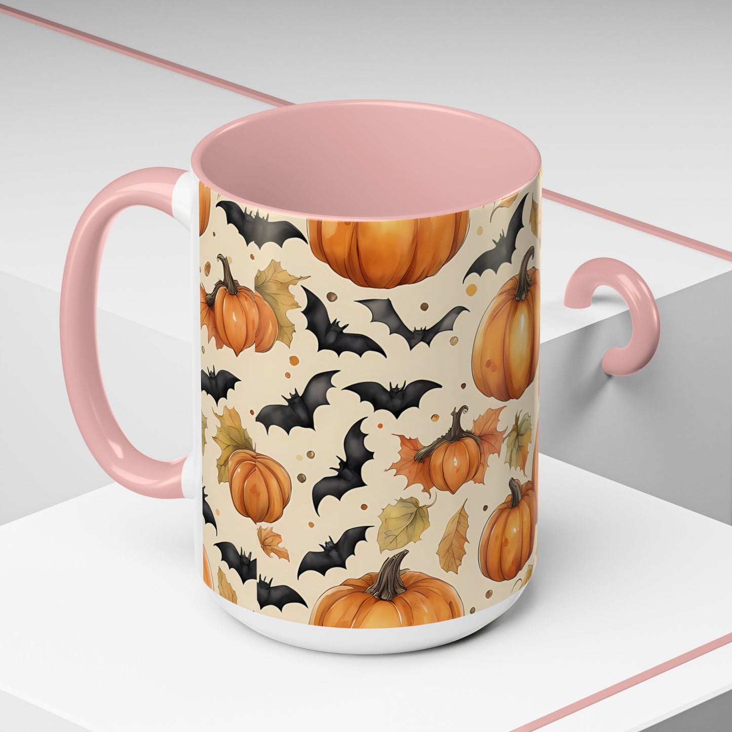 Pumpkin Halloween Coffee Mug, Fall Decor Mugs, Spooky Halloween Gifts, Autumn Drinkware, Seasonal Coffee Cups