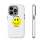 Happy Face Phone Case, Tough Cases, Don’t Worry, Be Happy, Cute Gift for Friends, Positive Vibes, Fun Mobile Accessories