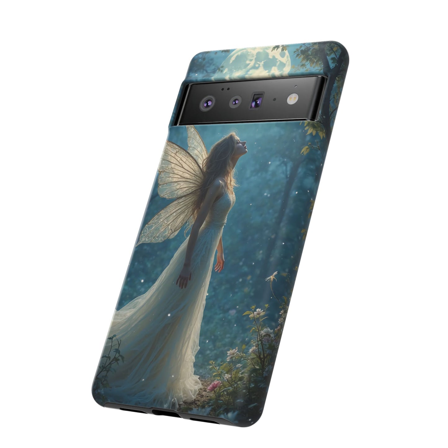 Fairy Moon Phone Case | Tough Cases for Nature Lovers, Fantasy Gift, Boho Phone Accessory, Ethereal Aesthetic, Magical Design