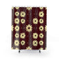 Daisy Delight Shower Curtain - Boho Bathroom Decor, Floral Theme