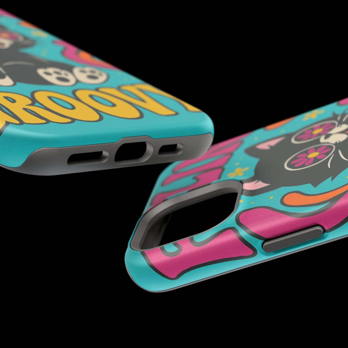 Groovy Cat Magnetic Impact-Resistant Phone Case