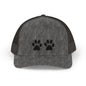 Paw Print Snapback Trucker Cap - Dog Lovers Hat, Pet Dad Gift, Adjustable Cap for Animal Lovers, Outdoor Activities, Casual Wear