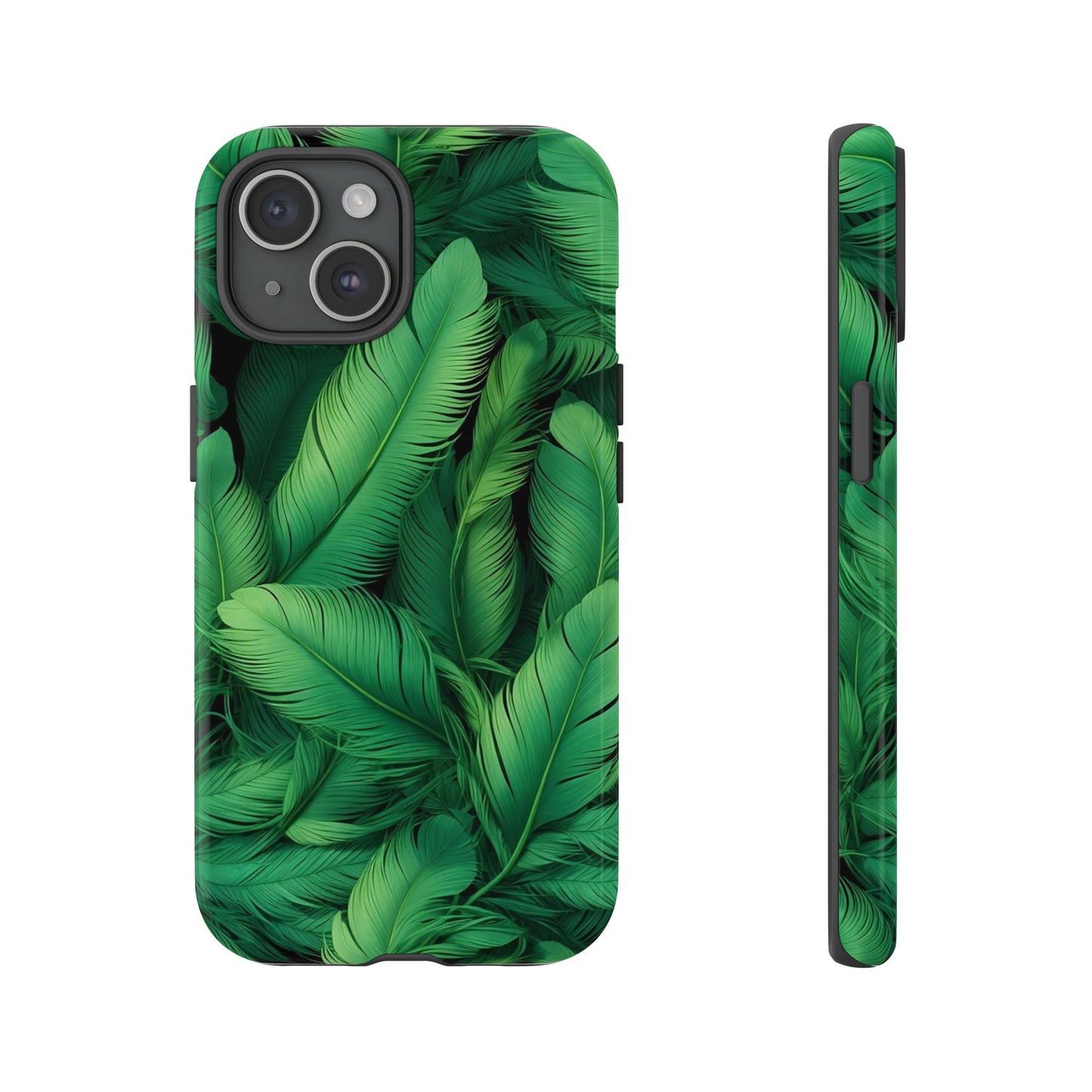 Tough Cases - Tropical Leaf Phone Case, Nature-inspired, Phone Accessory, Gift for Her, Jungle Theme, Eco-Friendly