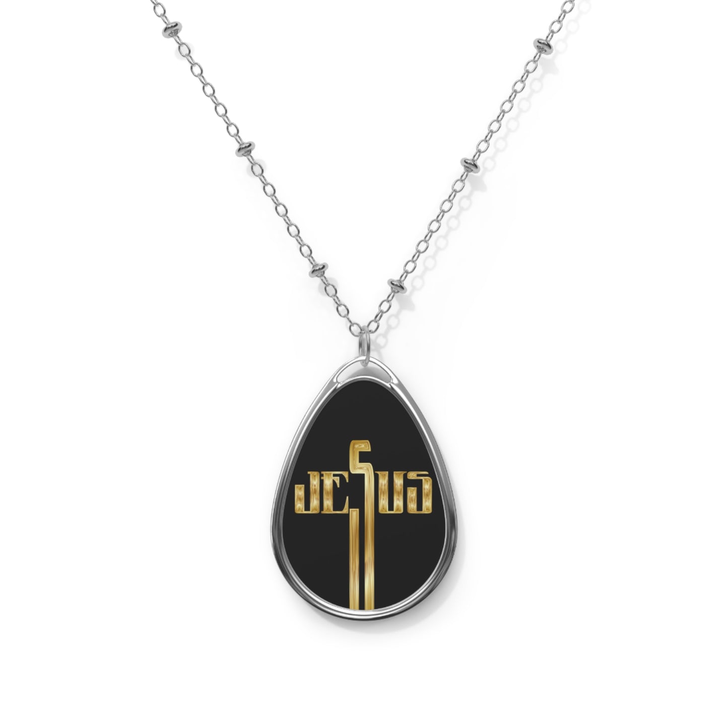 Elegant Gold Oval Necklace with Inspirational Design, Faith Jewelry, Personalized Gift, Modern Accessory, Christian Fashion, Special [...]