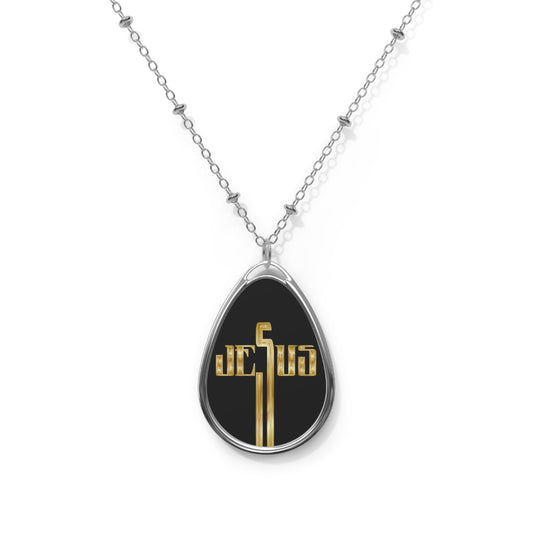 Elegant Gold Oval Necklace with Inspirational Design, Faith Jewelry, Personalized Gift, Modern Accessory, Christian Fashion, Special [...]