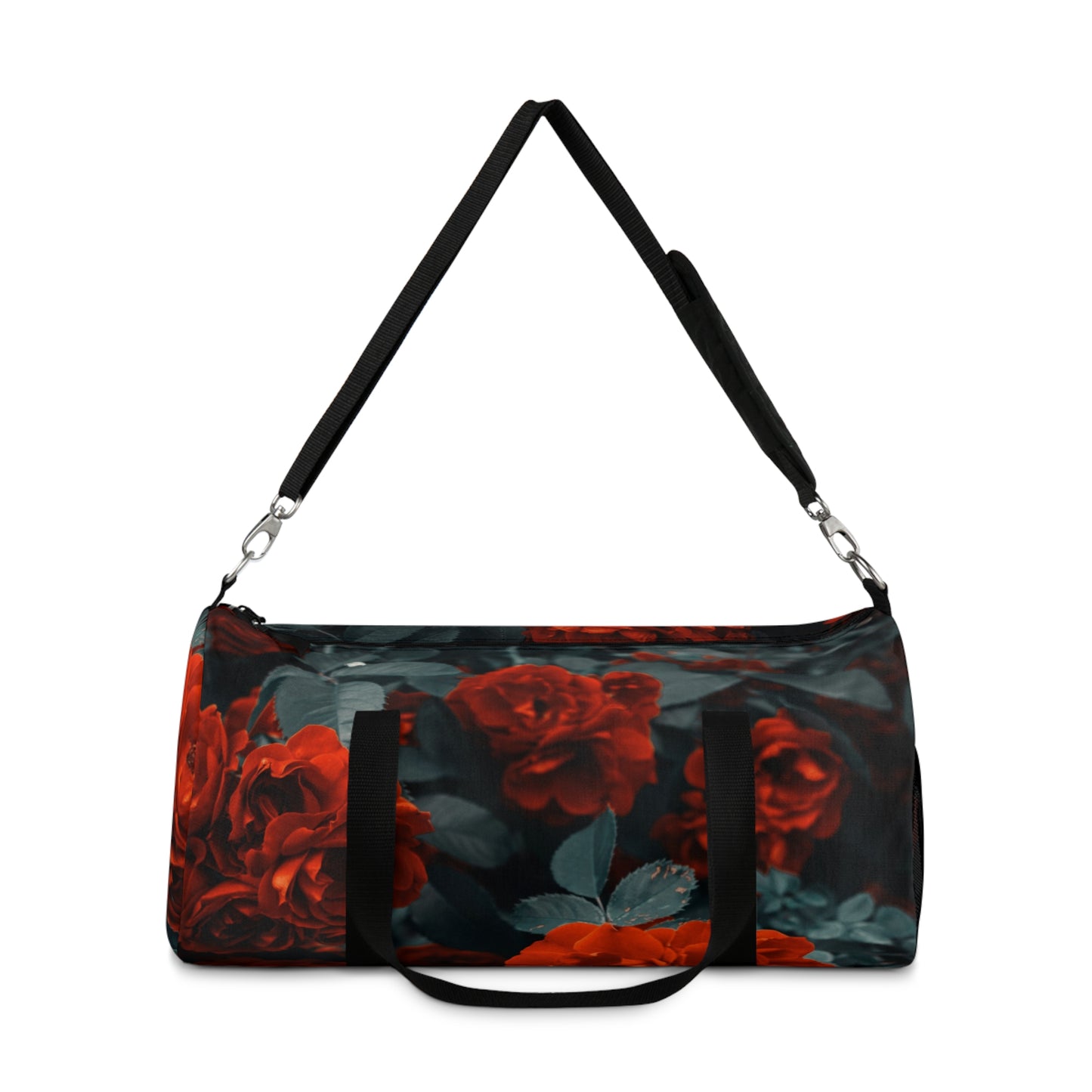 Elegant Floral Duffel Bag, Gym Bag, Travel Luggage