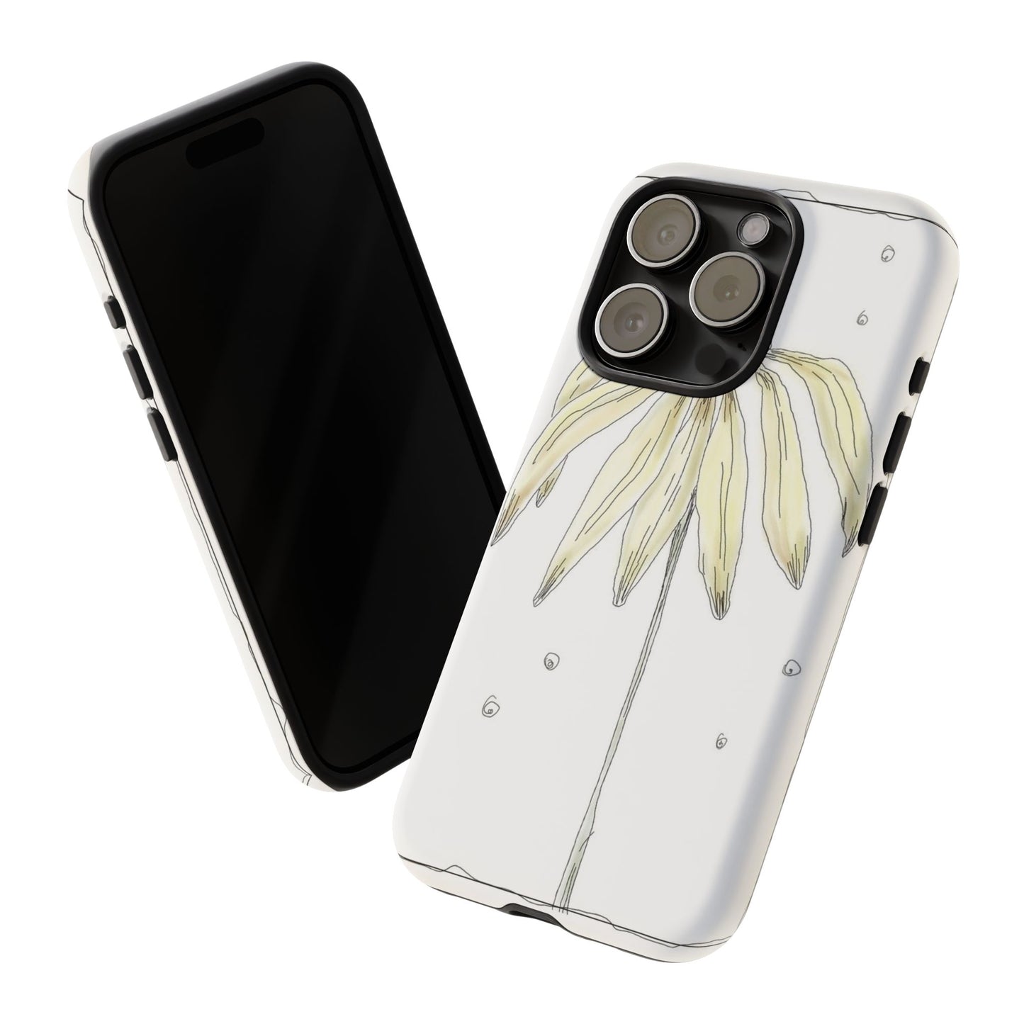 Flower Phone Case with Delicate Design, Tough Phone Cover, Nature Lover Gift, Floral Tech Accessory, Stylish Phone Protection