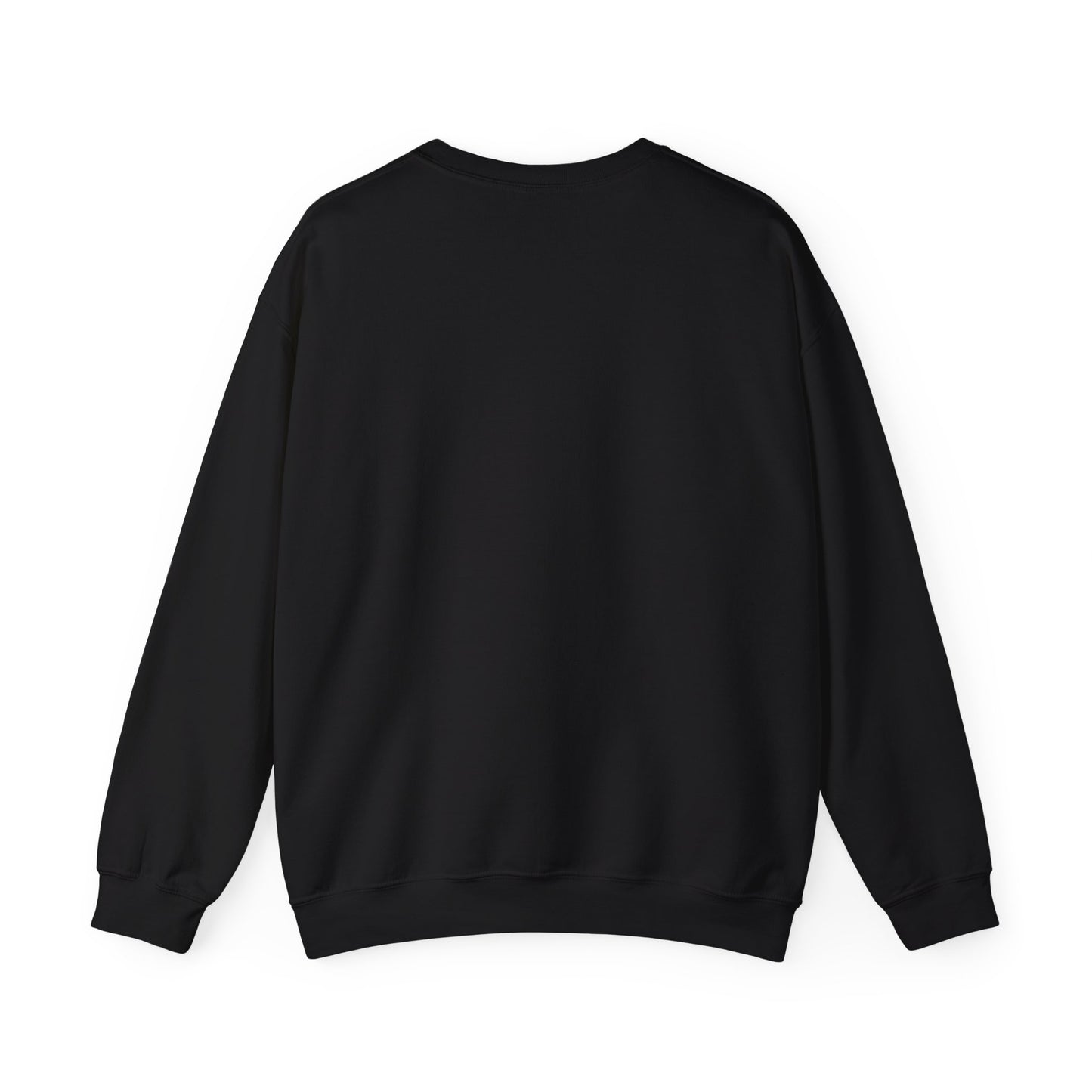 Crewneck Sweatshirt — "Furkin' Fabulous" Cute Black Cat in Pink Hat & Scarf