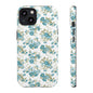 Floral Phone Case - Tough Cases, Durable Phone Cover, Cute Floral Design, Gift for Her, Trendy Phone Accessory, Spring Style