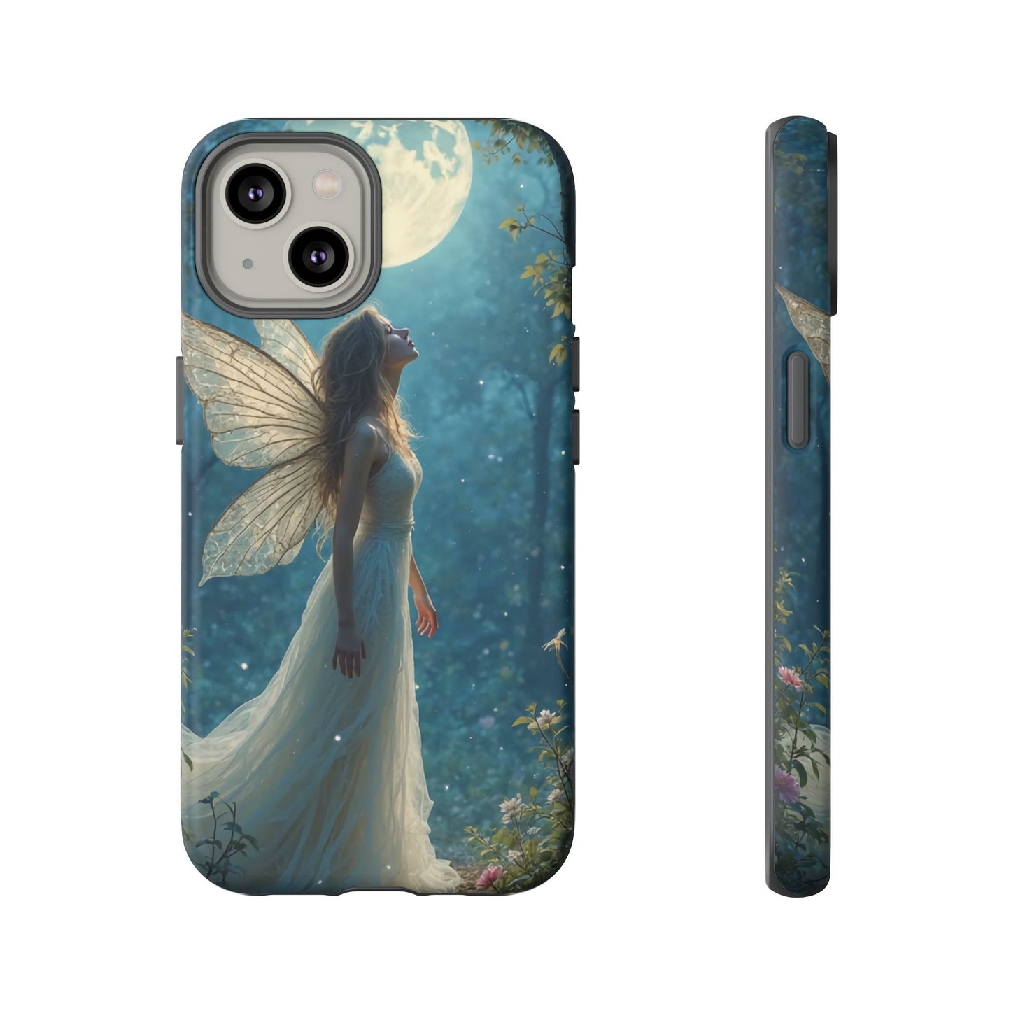 Fairy Moon Phone Case | Tough Cases for Nature Lovers, Fantasy Gift, Boho Phone Accessory, Ethereal Aesthetic, Magical Design