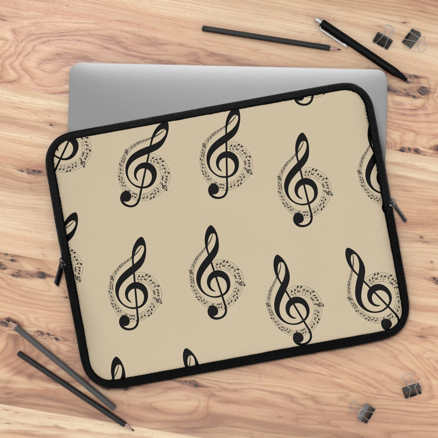 Musical Notes Laptop Sleeve – Stylish Protection for Music Lovers